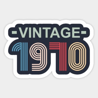 VINTAGE 1970 Sticker